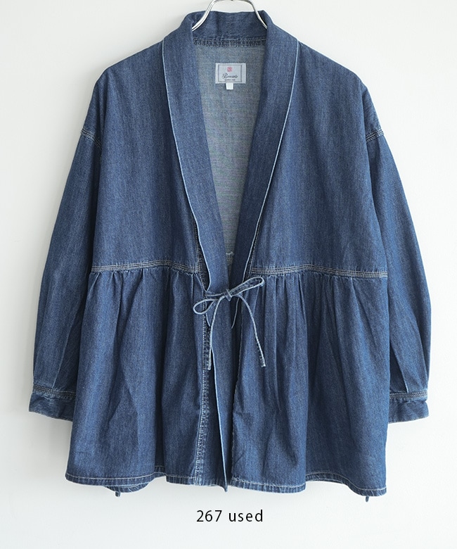 38-283e]Brocante(ブロカント) 8ozデニム フロンセジャケット