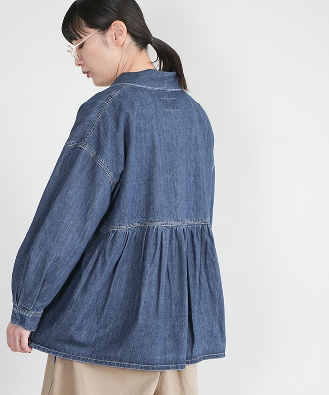 Brocante / ブロカント綾デニム フェルミエジャケット 38-283e]Brocante(ブロカント) 8ozデニム フロンセジャケット