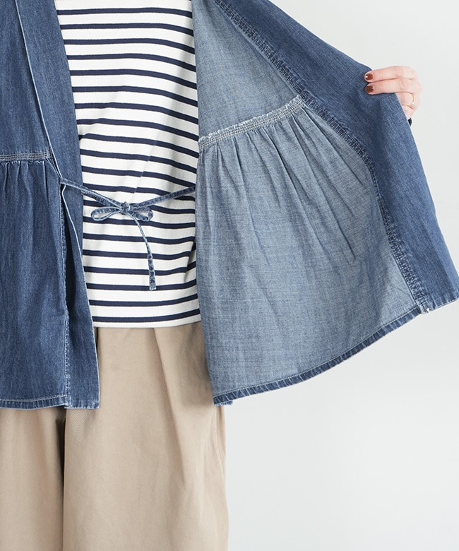 Brocante / ブロカント綾デニム フェルミエジャケット Brocante 1stタイプ Gジャン ブロカント アンプリッセジャケット