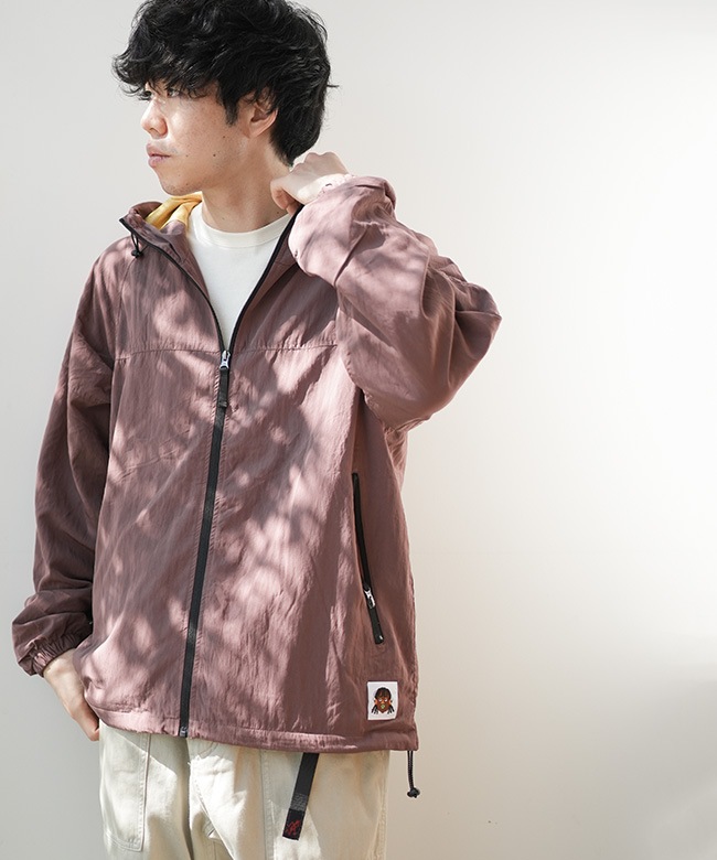 G633729]gym master(ジムマスター) レーヨンナイロンジップ