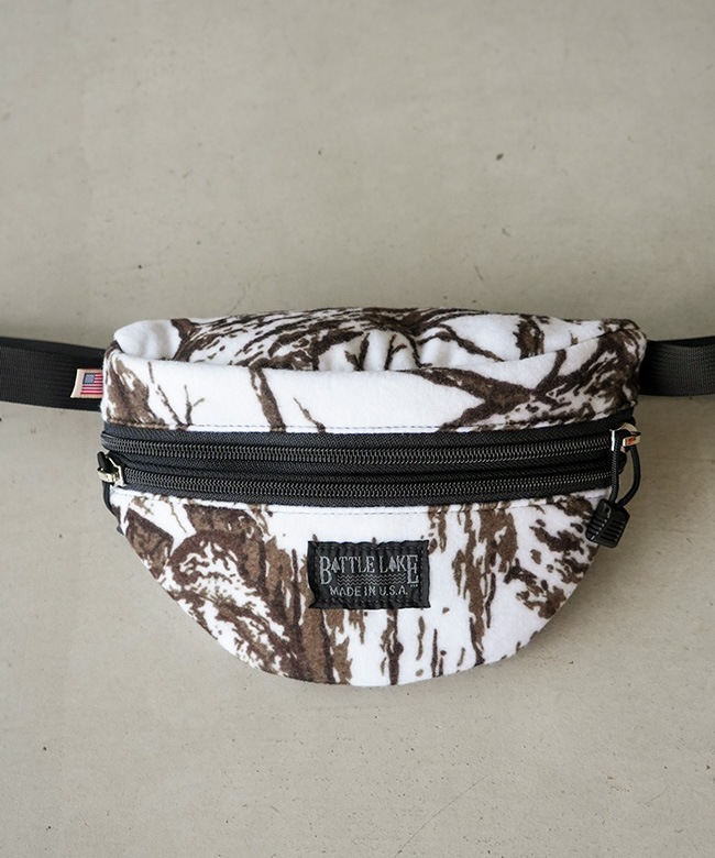 BATTLE LAKE(バトルレイク) WOODY別注 WAIST POUCH/FLEECE ウエスト