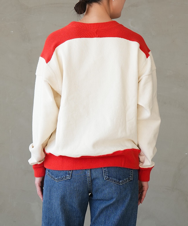 25AMSCU09]THE SHINZONE(ザ シンゾーン) COLOR BLOCK SWEATSHIRT