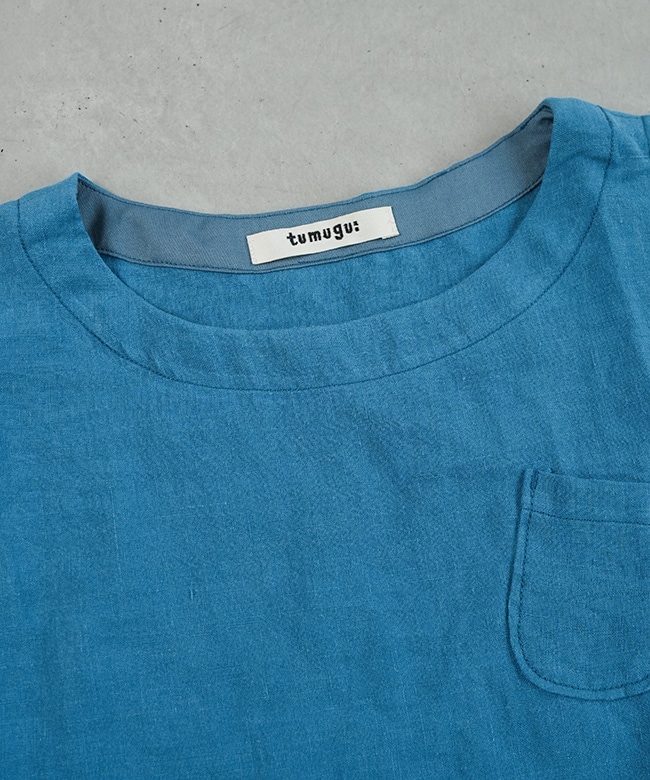 SALE 30%OFF】tumugu(ツムグ) リネンキャンバスアシンメトリーベスト