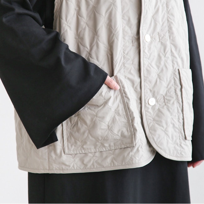 専用出品【FIRMUM】フィルマム Vネックジャケット ノーカラー 【XS】美品 ca-fr0608dg-01.jpg