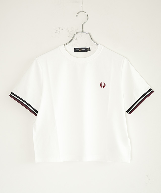 ペダレット S 半袖 FRED PERRY(フレッドペリー) TIPPED T-SHIRT ティップドティーシャツ