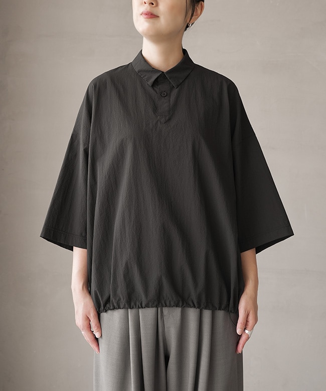 FIRMUM(フィルマム) NYLON STRETCH POPLIN WITH FALSE TWIST YARN HALF