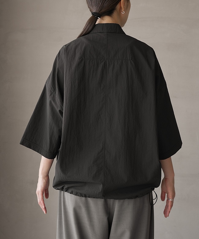 FIRMUM　フィルマム FIRMUM(フィルマム) NYLON STRETCH POPLIN WITH FALSE TWIST YARN HALF