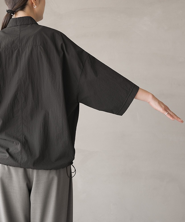 FIRMUM(フィルマム) NYLON STRETCH POPLIN WITH FALSE TWIST YARN HALF
