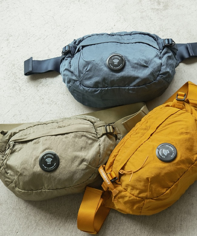 C.P.COMPANY(シー・ピー・カンパニー) Nylon B Lens Waist Bag