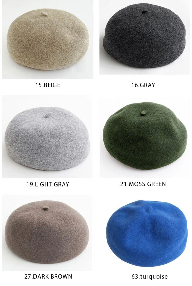 572I500P] OTTO(オットー) ころころベレー メリノウール ベレー帽