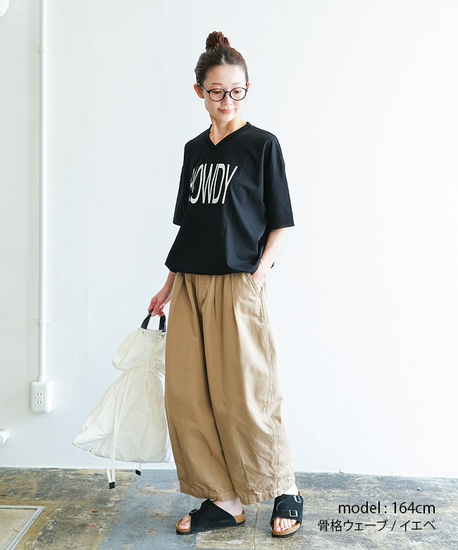 ◇[SMA-JT-PTVDC]SOLAMONAT(ソラモナ) ジェラート天竺 Vネック