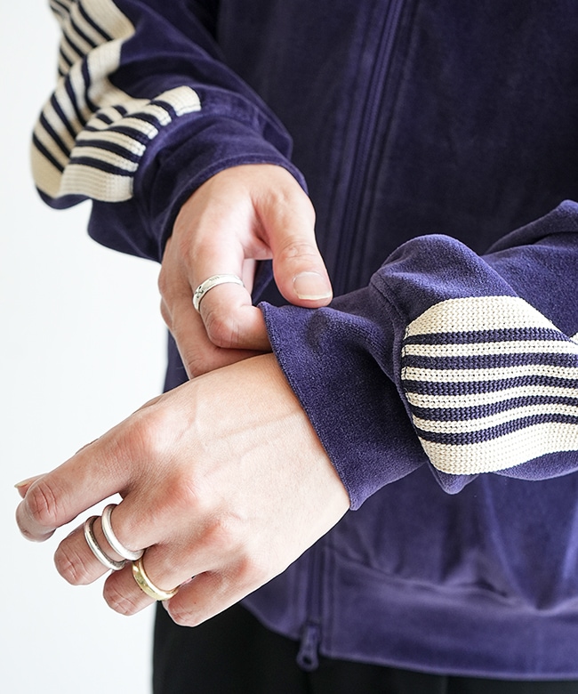 NEEDLES(ニードルズ) Rib Collar Track Jacket - C/PE Velour