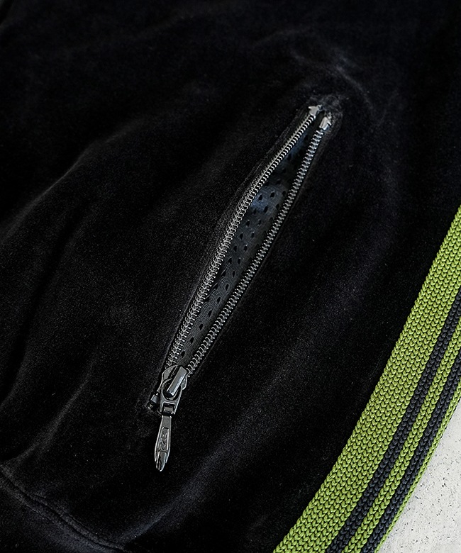 RW323]NEEDLES(ニードルズ) Rib Collar Track Jacket - C/PE Velour