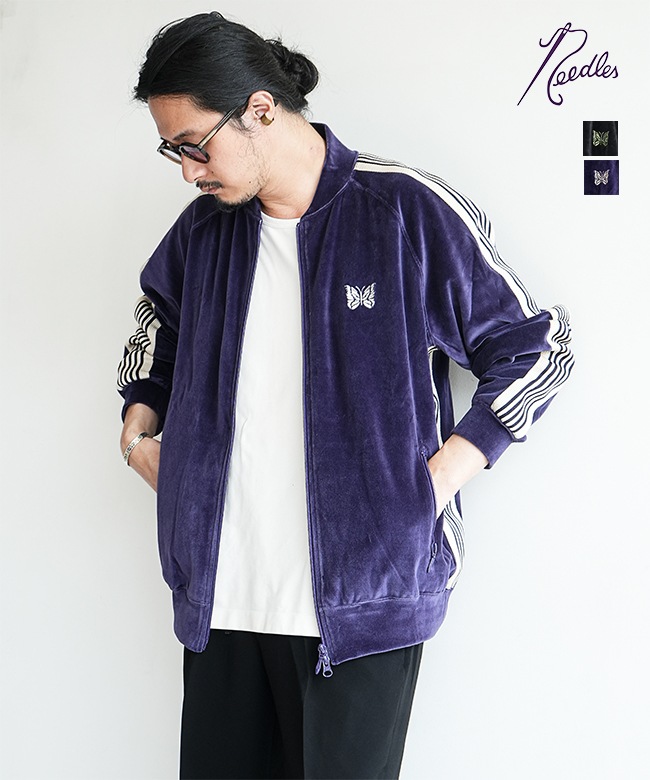 RW323]NEEDLES(ニードルズ) Rib Collar Track Jacket - C/PE