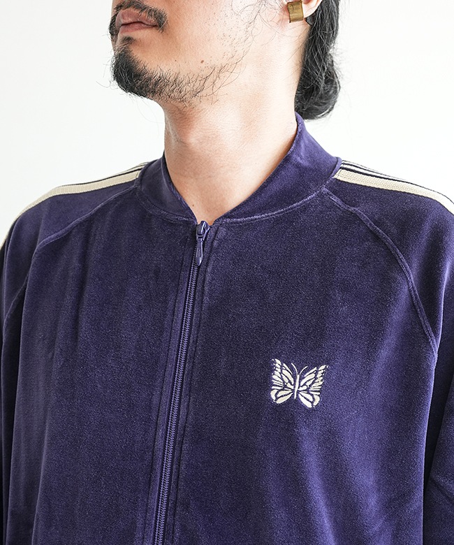 RW323]NEEDLES(ニードルズ) Rib Collar Track Jacket - C/PE