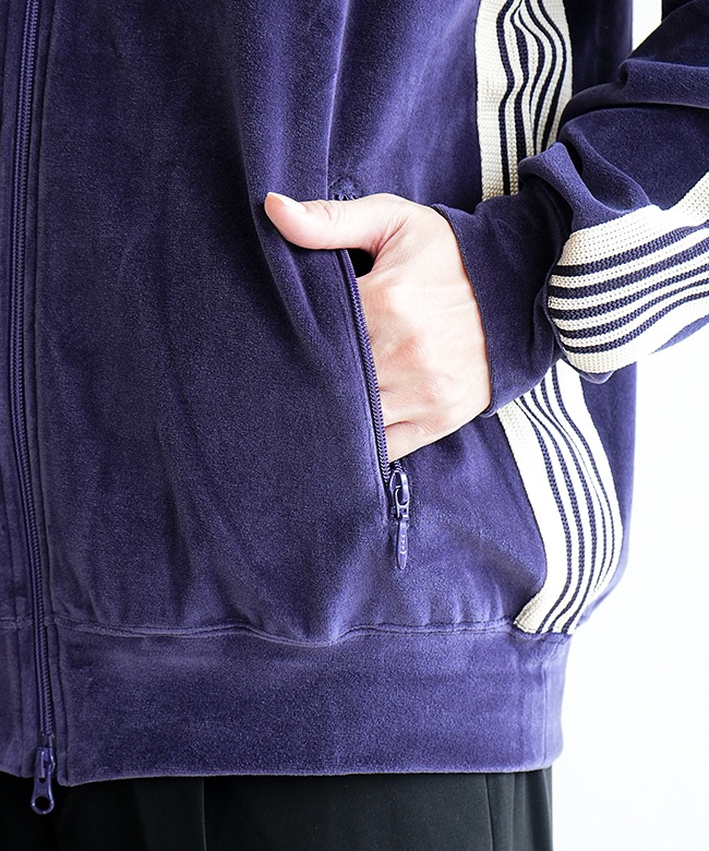 RW323]NEEDLES(ニードルズ) Rib Collar Track Jacket - C/PE