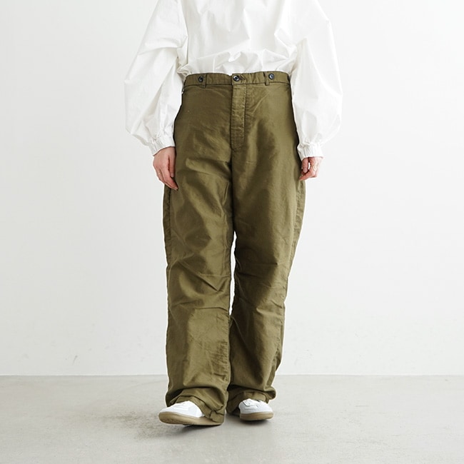 GRANDPA-TROUSERS]＋VETEMENTS de TRAVAIL(プリュス ヴェットモン ドゥ