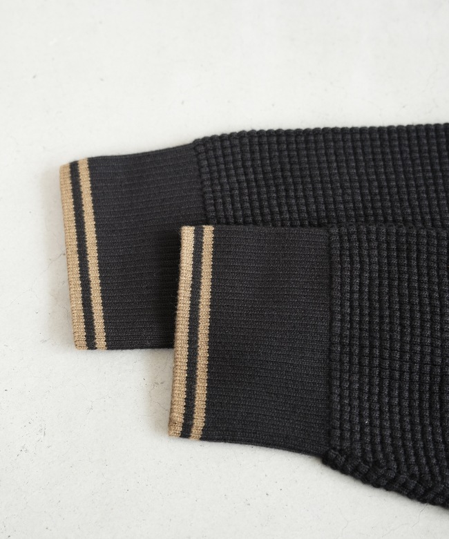 K6507]FRED PERRY(フレッドペリー)ワッフルスティッチニット