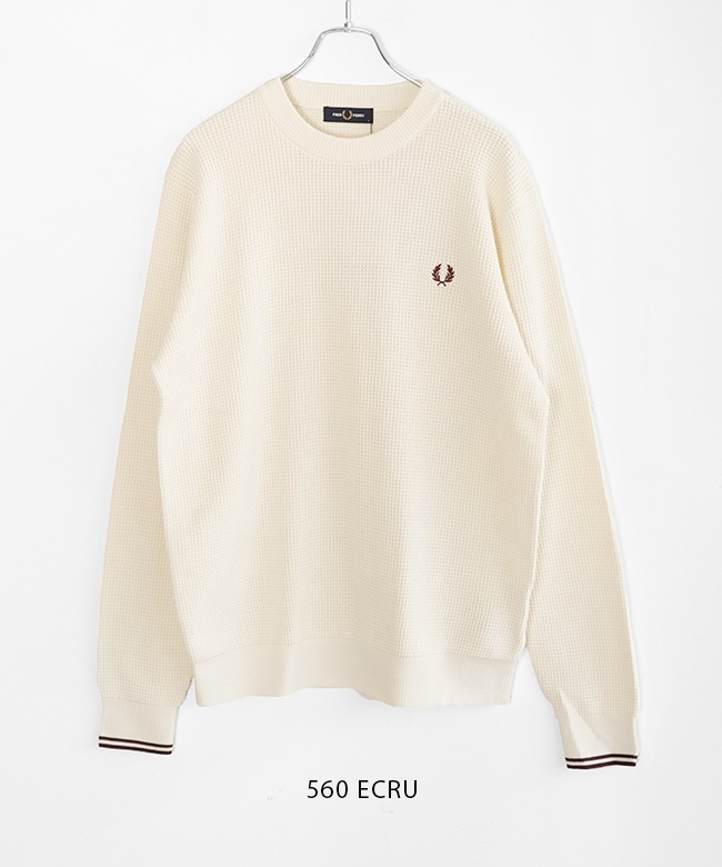 FREDPERRY ニット Bold Tipped Cable Knit Jumper(10 560：ECRU): | FRED PERRY