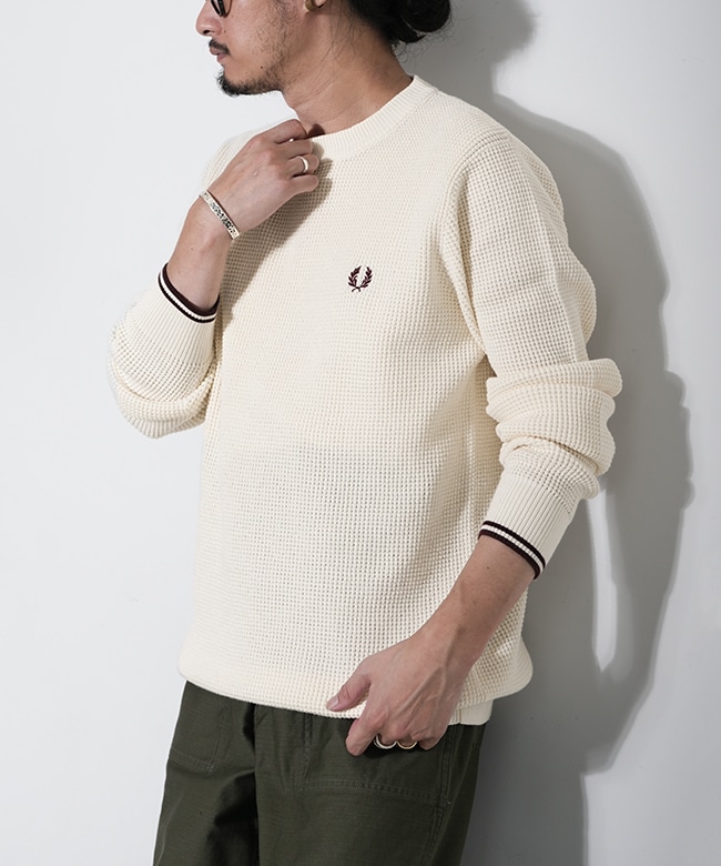 美品✨ Fred Perry フレッドペリー ニット セーター 月桂樹 ウール 2_000000027207.jpg?1757567945