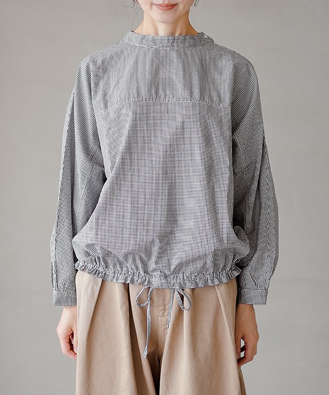 8255T-020]grin(グリン) ブロードドルマン長袖シャツ レディース