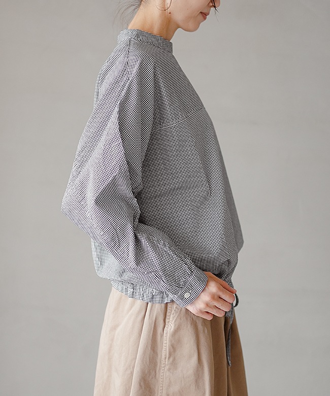 8255T-020]grin(グリン) ブロードドルマン長袖シャツ レディース