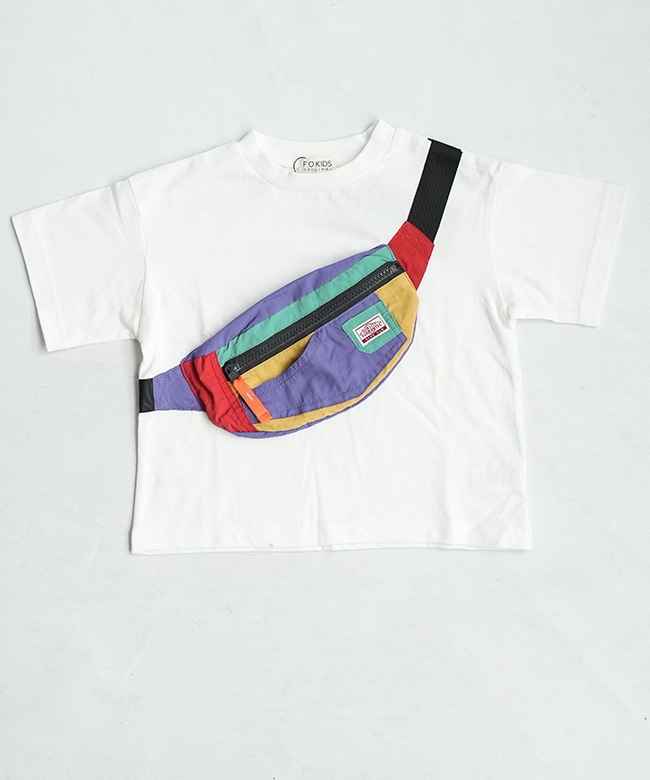 F.O.KIDS(エフオーキッズ) ボディバッグドッキングTシャツ キッズ