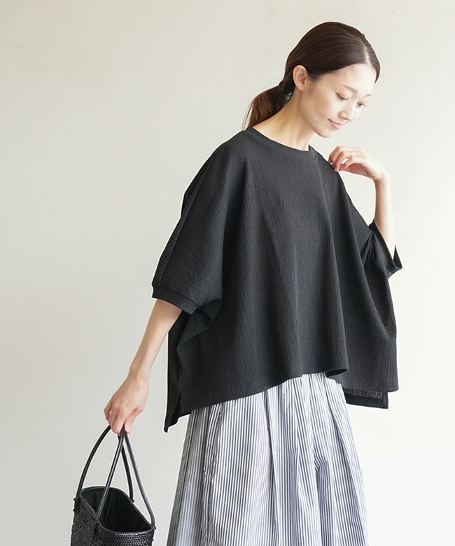 SALE 30%OFF】mizuiro ind(ミズイロインド)crape wide P/O クレープ
