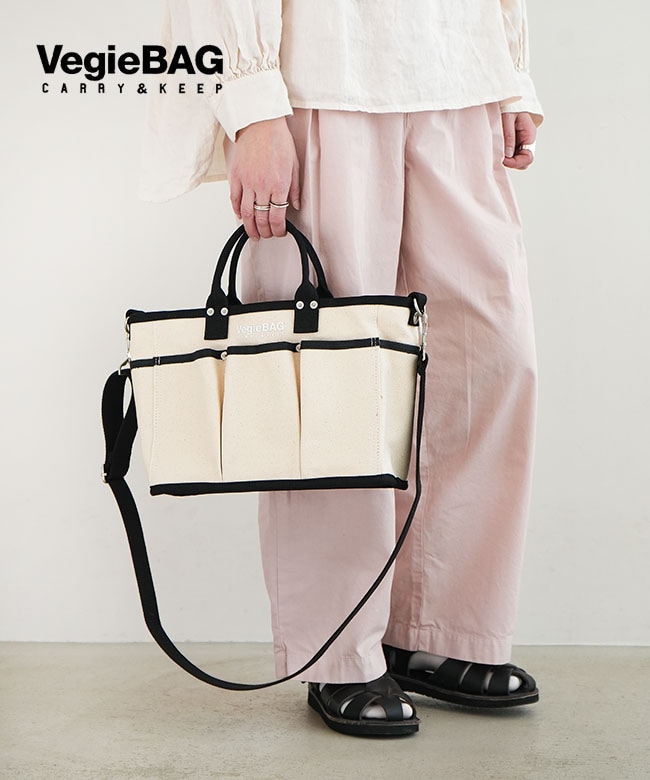 vcs-24103]VegieBAG(べジバッグ)Vegiebag FLAP Bi Color キャンバス