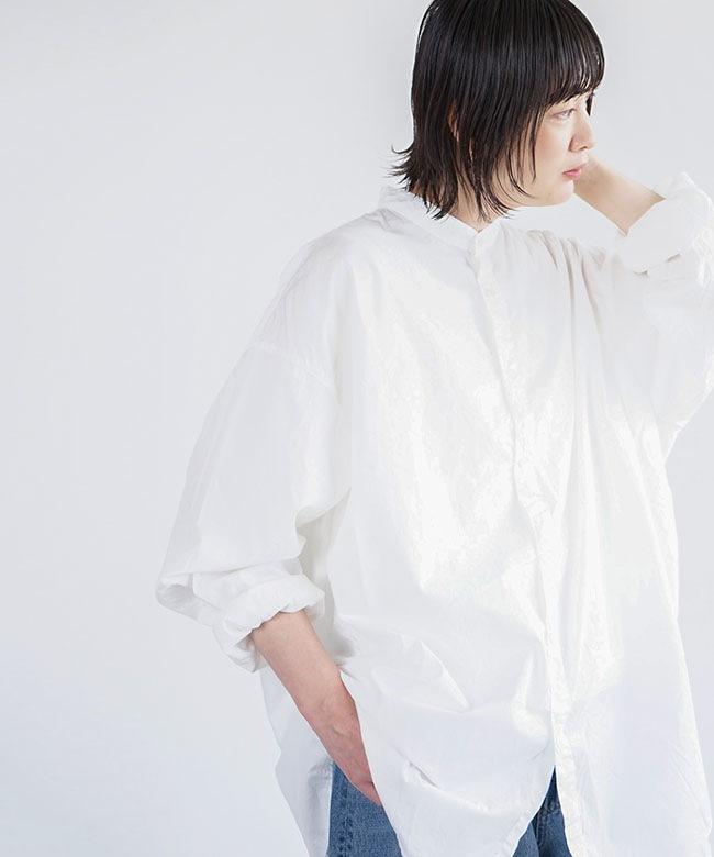 VC-2591U]Veritecoeur(ヴェリテクール) ユニセックススタンドカラー