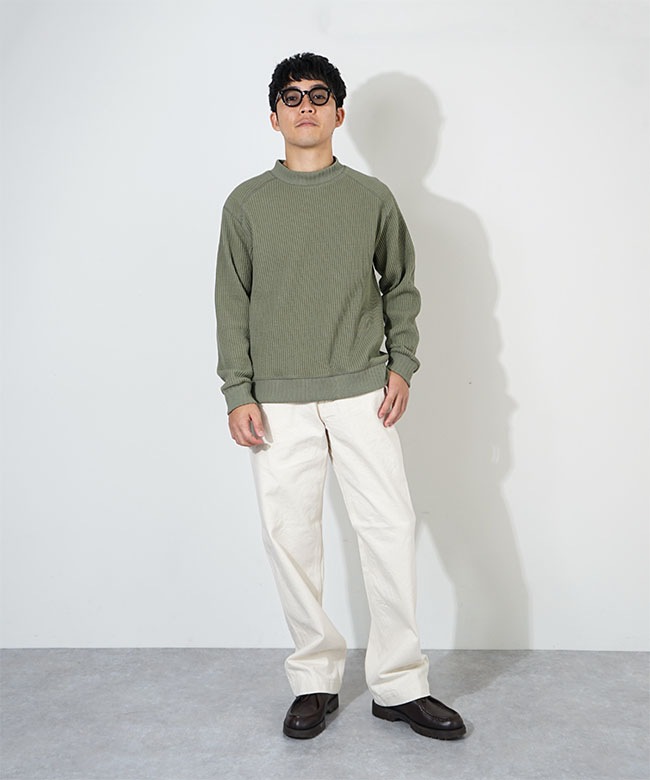 F0530]FOB FACTORY(エフオービーファクトリー) COTTON DUCK WORK PANTS