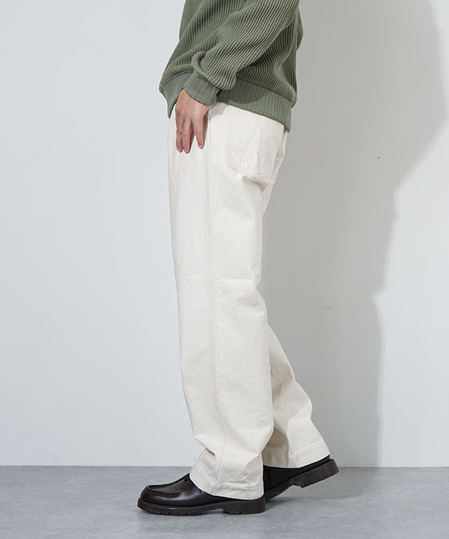 エ*ル様 FOB FACTORY ワークパンツ サイズ2 アイボリー F.O.B FACTORY（エフオービー ファクトリー） BAKER PANTS Type2