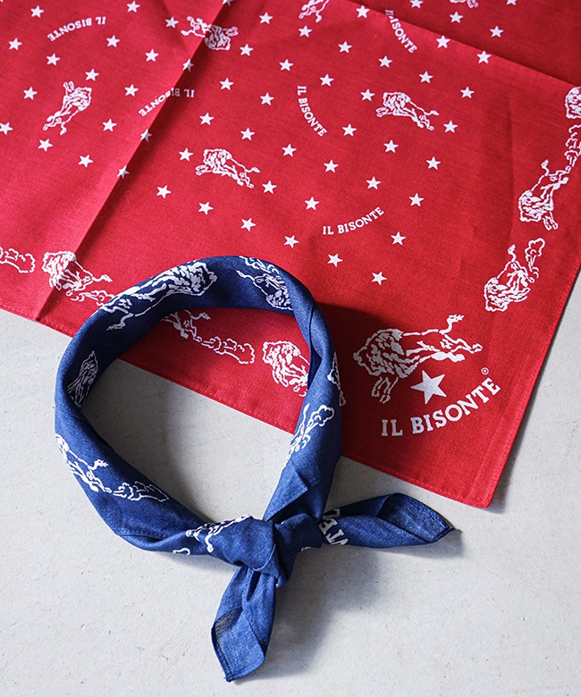 イルビゾンテ IL BISONTE 長財布 バンダナ柄 L字 日本限定 超レア イルビゾンテ IL BISONTE 長財布 バンダナ柄 L字 日本限定 超レア品