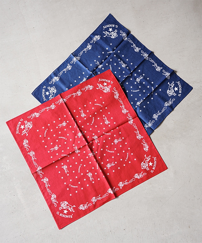 ◇【国内正規販売店】[5432404194]IL BISONTE(イルビゾンテ) バンダナ