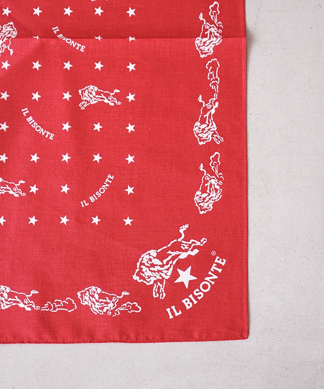 ◇【国内正規販売店】[5432404194]IL BISONTE(イルビゾンテ) バンダナ