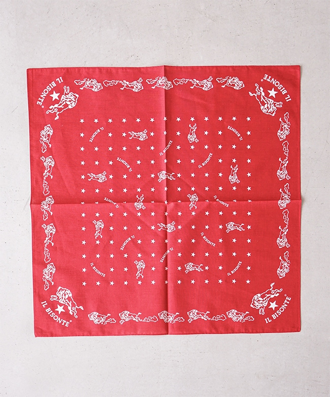 ◇【国内正規販売店】[5432404194]IL BISONTE(イルビゾンテ) バンダナ