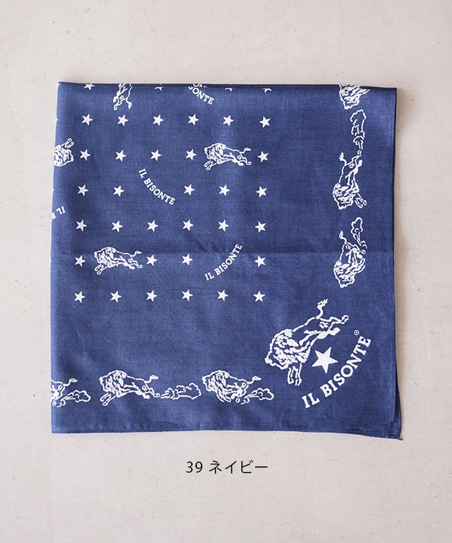 ◇【国内正規販売店】[5432404194]IL BISONTE(イルビゾンテ) バンダナ