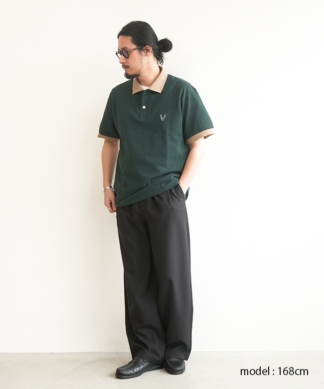 QV661]South2West8(サウスツーウエストエイト) S/S POLO SHIRT