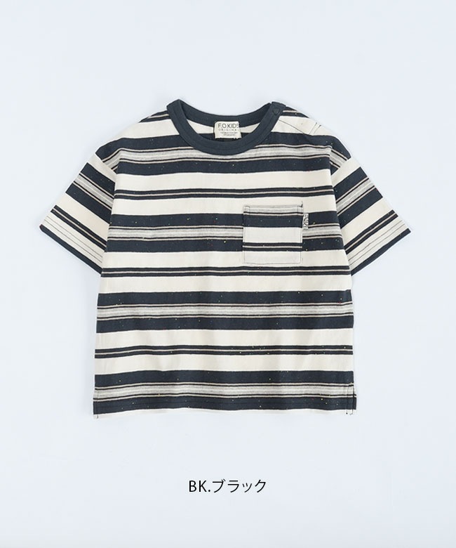 SALE 50%OFF】F.O.KIDS(エフオーキッズ) マルチボーダーワイドTシャツ