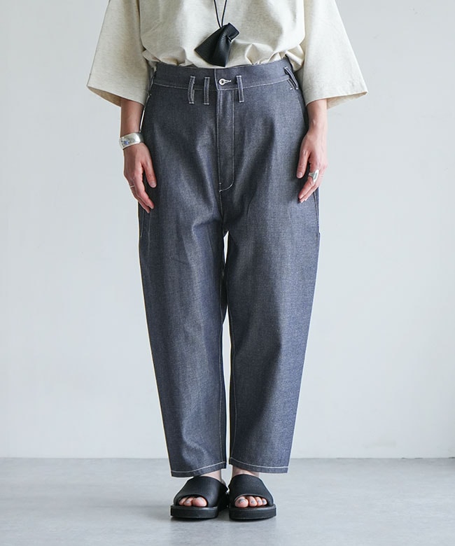 MAXMARA シニア フリツ ティテル ハイウエスト ハンツ FK-FR0603DM]FIRMUM(フィルマム) FDPLDM ポリエステル&コットン