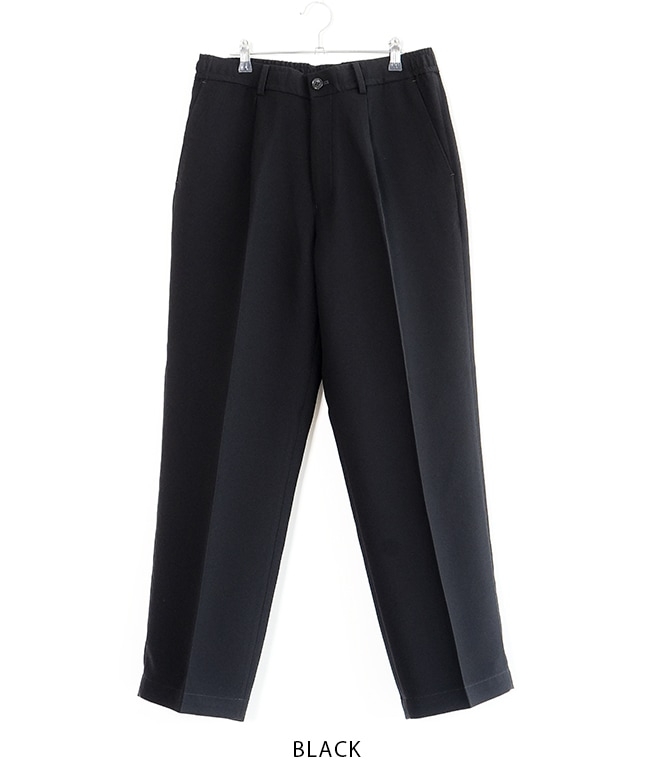 新品 24AW N.HOOLYWOOD ワイドテーパードイージーパンツ 黒38 N.HOOLYWOOD - N.HOOLYWOOD COMPILE EASY WIDE PANTS / エヌ