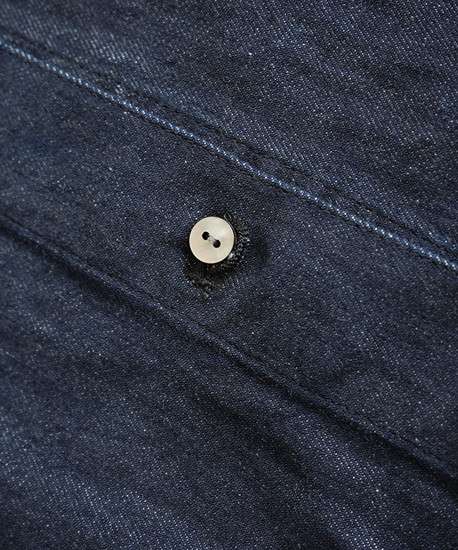 SALE 50%OFF】mizuiro ind(ミズイロインド) デニムワイドシャツシャツ