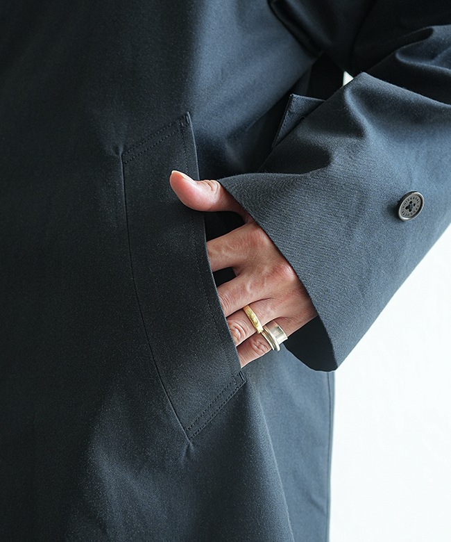 美品 DENHAM バルマカーンコート L ネイビー 日本製 ステンカラーue0 SALE 50%OFF】UNIVERSAL PRODUCTS.(ユニバーサルプロダクツ) BALMACAAN