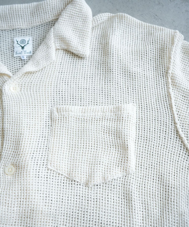 SALE 20%OFF】South2West8(サウスツーウエストエイト) S/S Open Collar