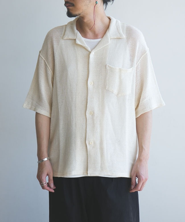 SALE 10%OFF】South2West8(サウスツーウエストエイト) S/S Open Collar