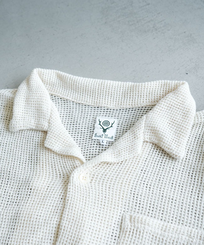 SALE 30%OFF】South2West8(サウスツーウエストエイト) S/S Open Collar
