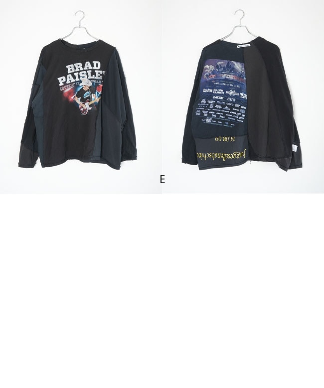 sunny side up(サニーサイドアップ)PATCHWORK L/S T パッチワーク長袖T