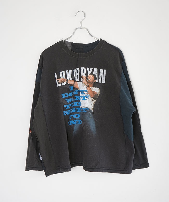 sunny side up(サニーサイドアップ)PATCHWORK L/S T パッチワーク長袖T