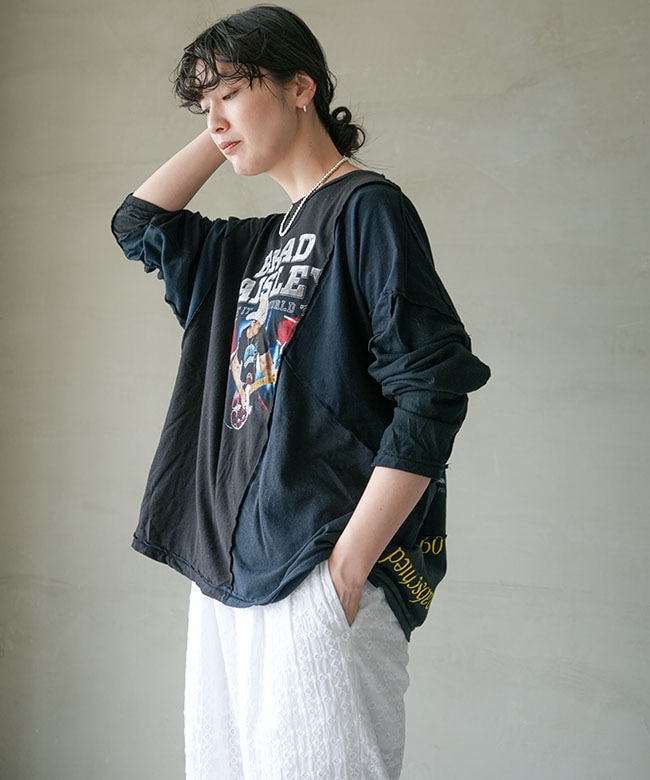 トップス c... STAR☆ CUTTING SHEER TOP｜CONVERSE TOKYO (コンバーストウキョウ