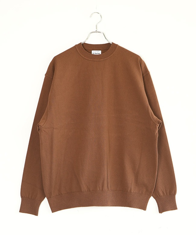 トップス Yonetomi NEW BASIC WAVE COTTON KNIT P/O Yonetomi NEW BASIC(ヨネトミニューベーシック) WAVE COTTON KNIT